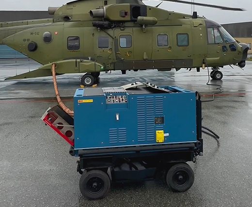 CASC Cart on tarmac.